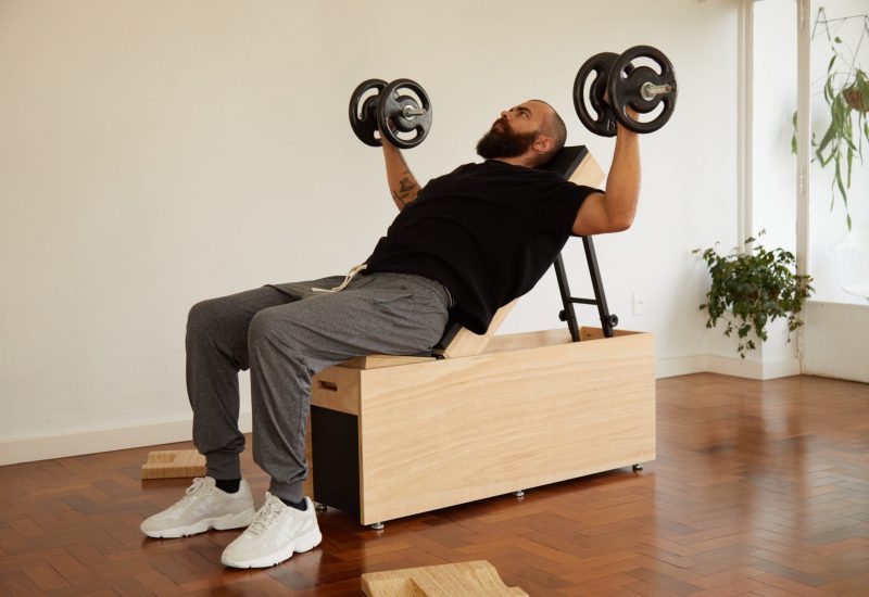 banco para treino em casa